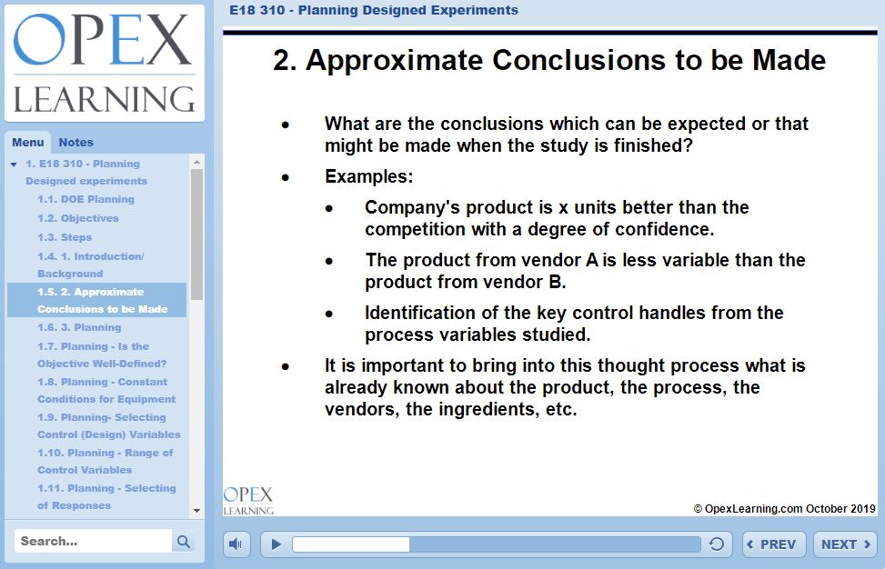 DOE Planning